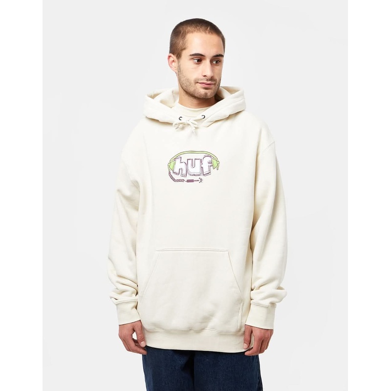 HUF Plug Me In Pullover Hoodie – Oatmeal
