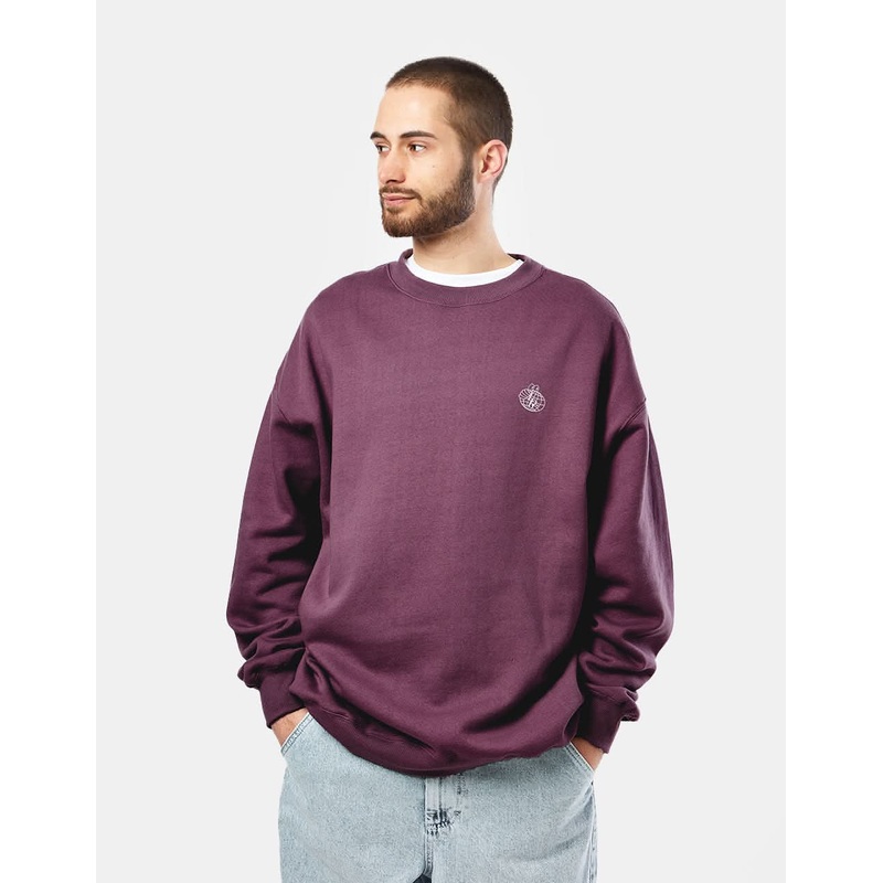 Last Resort AB Atlas Monogram Crewneck – Plum