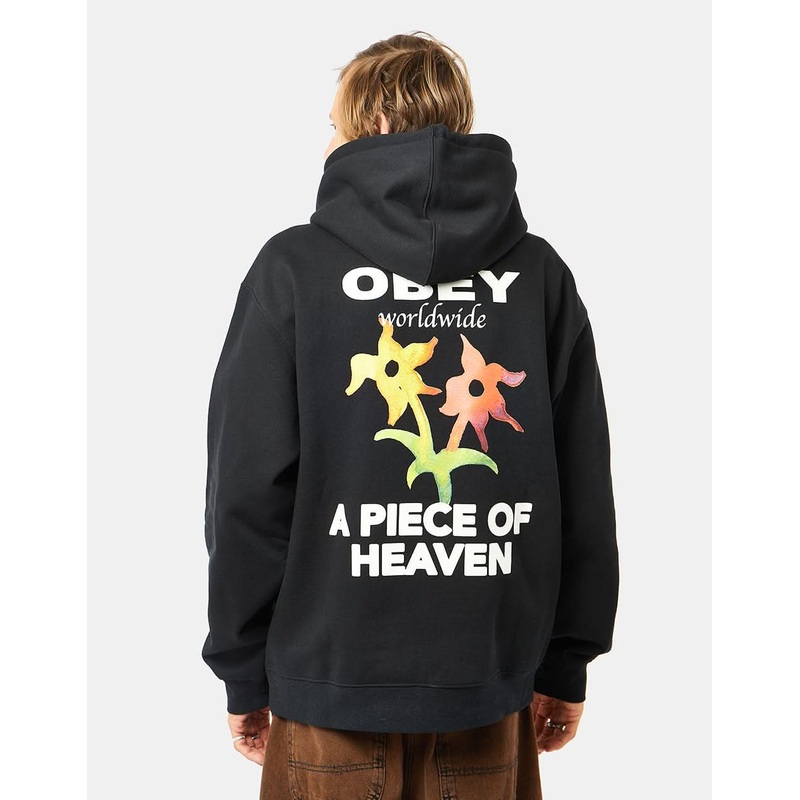 Obey A Piece Of Heaven Pullover Hoodie – Black