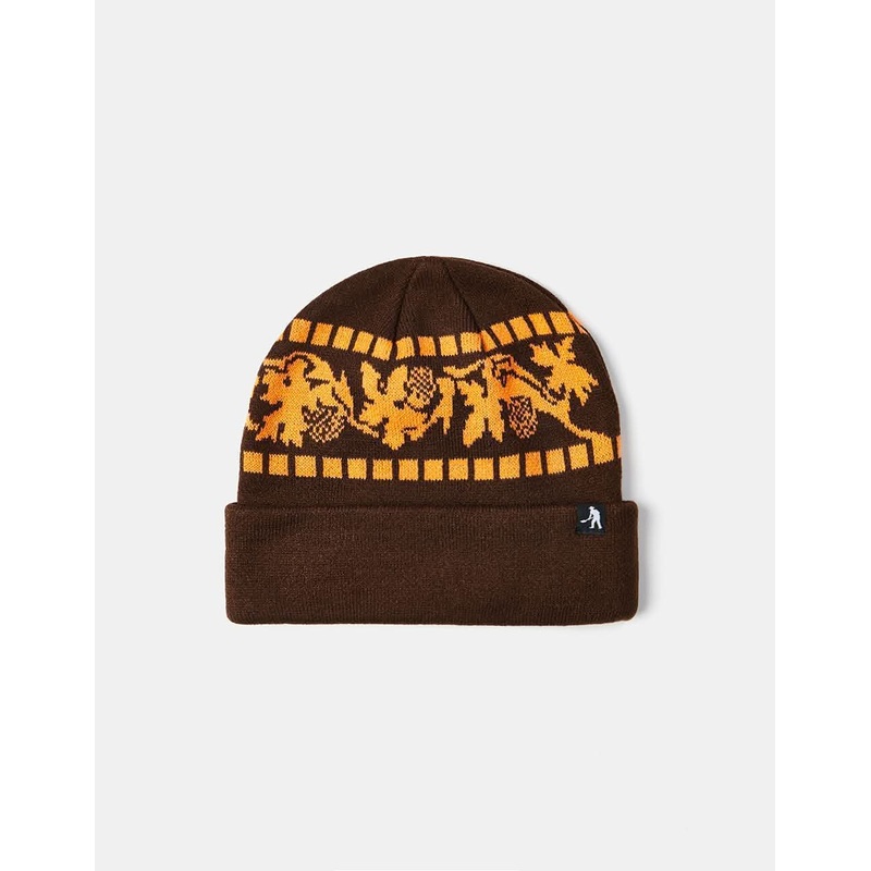 Pass Port Vine Beanie – Brown / Orange