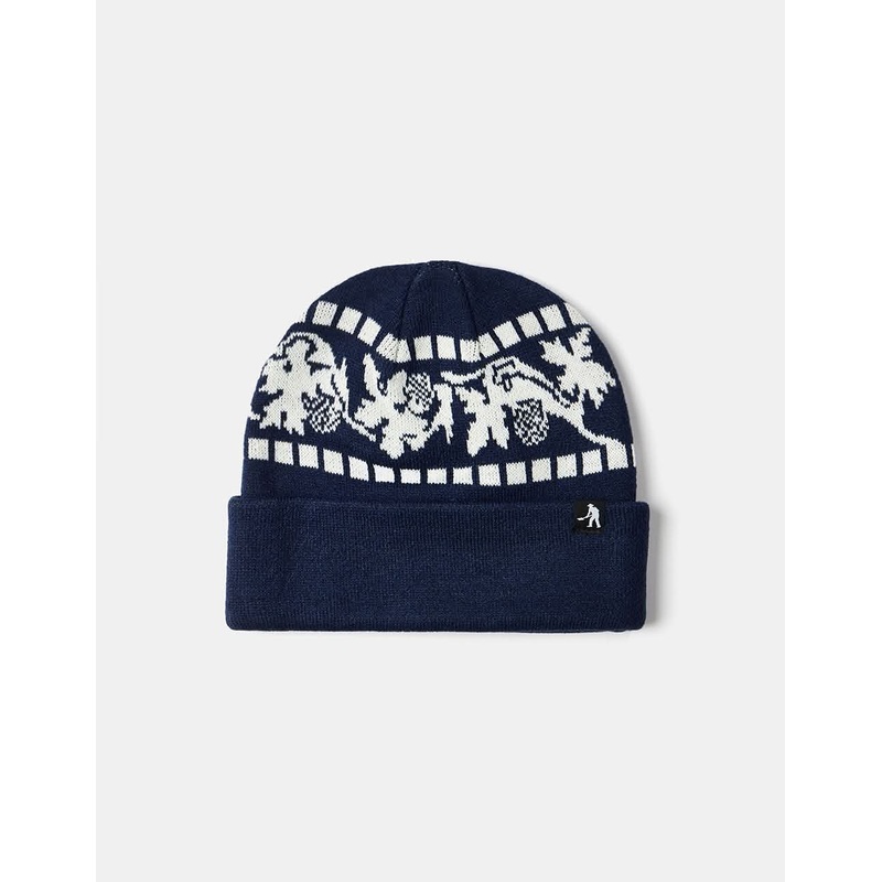 Pass Port Vine Beanie – Navy / White