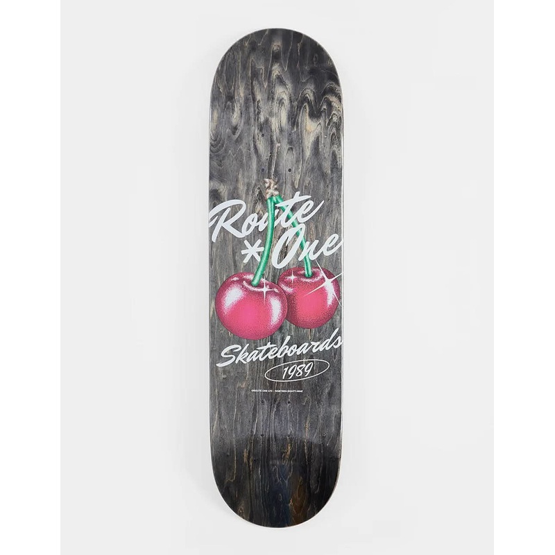 Route One Cherries Skateboard Deck – 8.375″