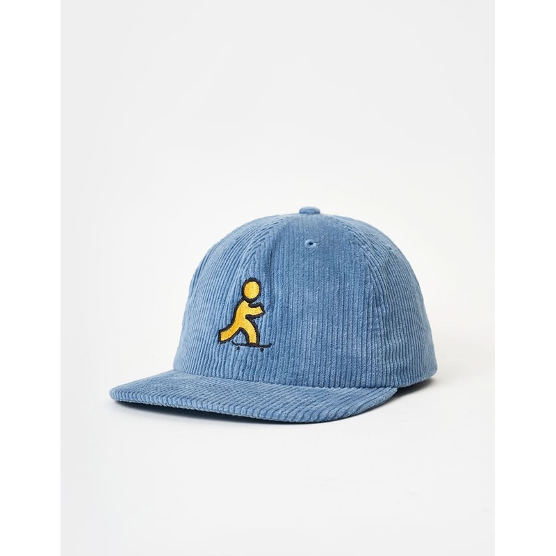 Route One Instand Unstructered 6 Panel Cord Cap-Stone Blue