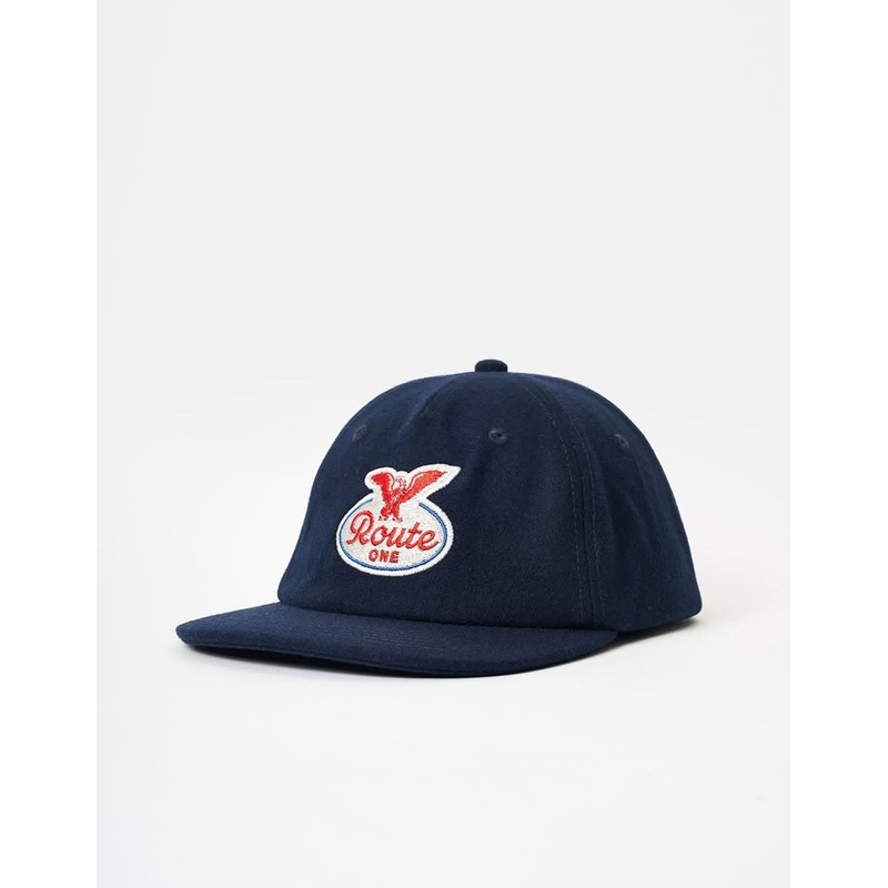 Route One Reagle Melton Cap-Navy