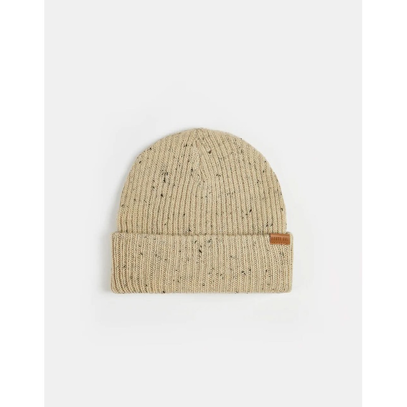 Route One Recycled Fleck Beanie – Natural