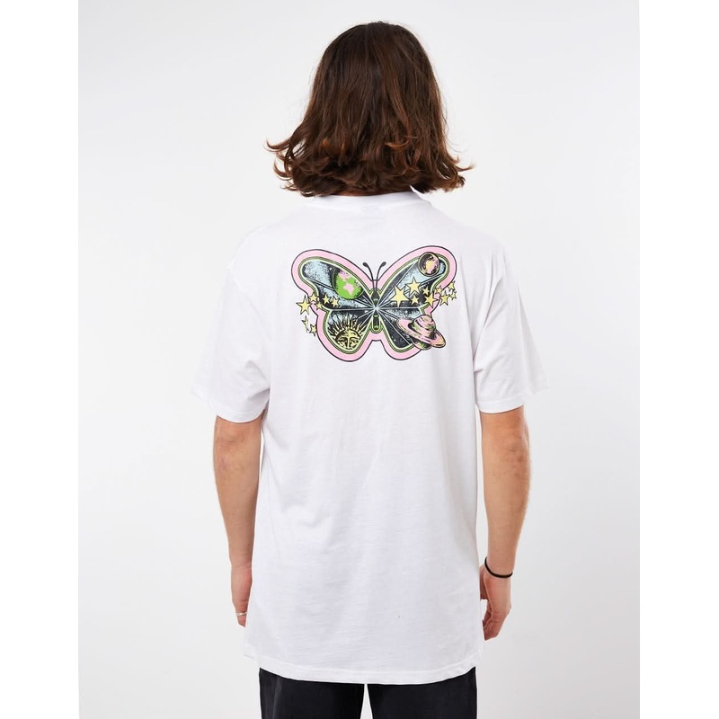 Santa Cruz Galactic Butterfly UK EXCLUSIVE T- Shirt – White