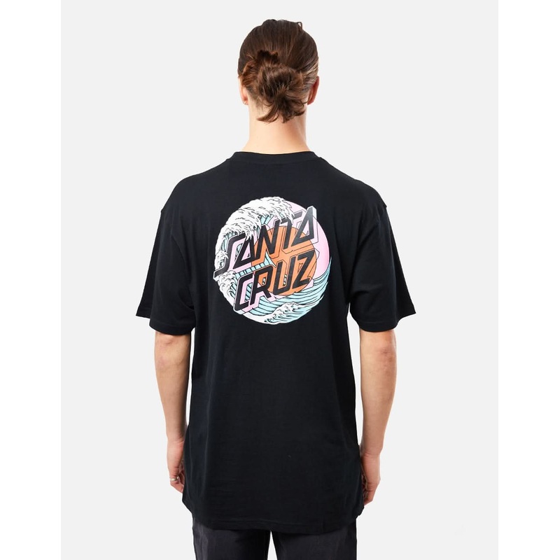 Santa Cruz Tsunami Dot UK EXCLUSIVE T- Shirt – Black