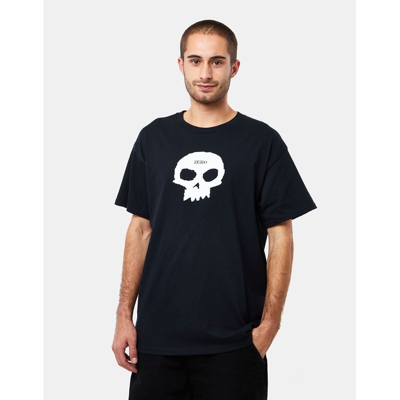 Zero Single Skull T-Shirt – Black/White