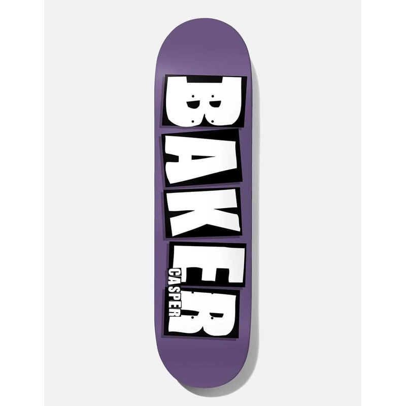 Baker Casper Brand Name Dip Skateboard Deck – 8″