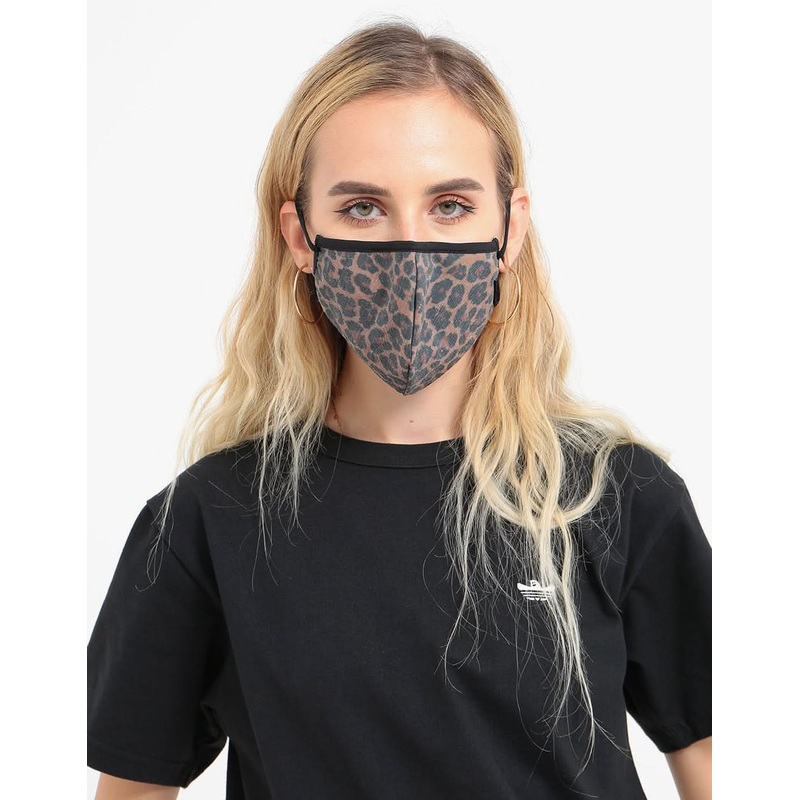 Brixton Antimicrobial Face Mask – Leopard