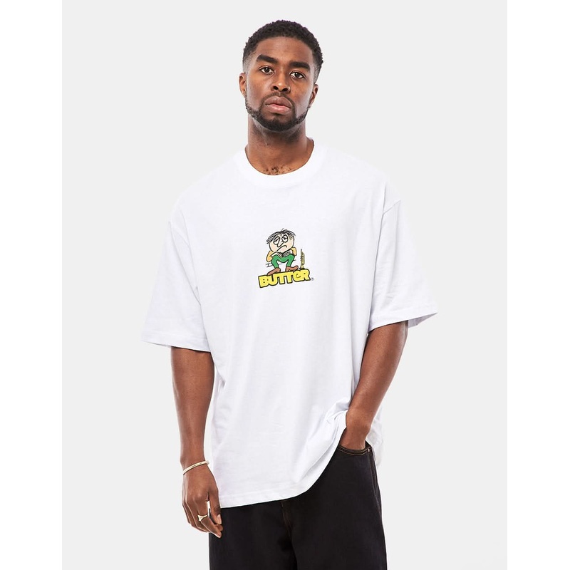 Butter Goods Blues Logo T-Shirt – White