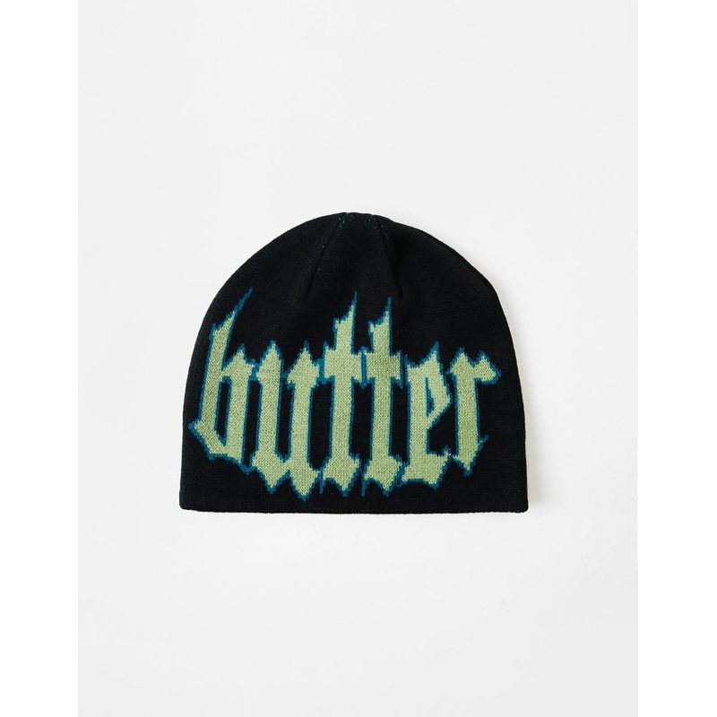 Butter Goods Crop Beanie – Black
