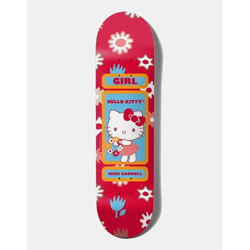Girl x Sanrio Carroll Hello Kitty Skateboard Deck