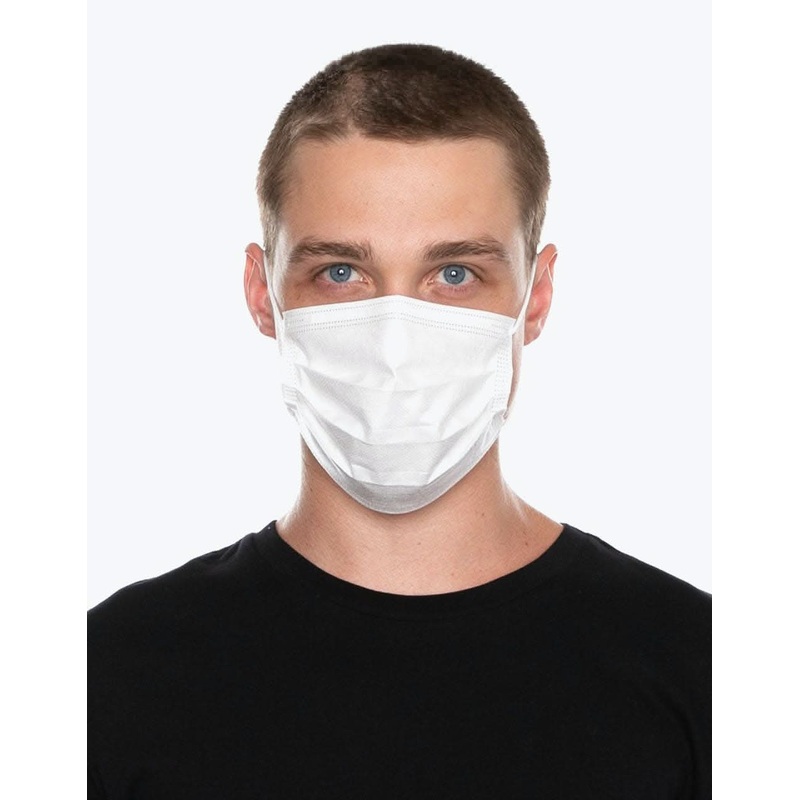 Medipop Disposable D Face Mask 5 Pack – White