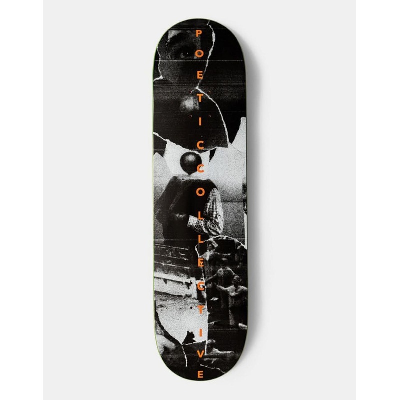 Poetic Collective Scan Orange Skateboard Deck