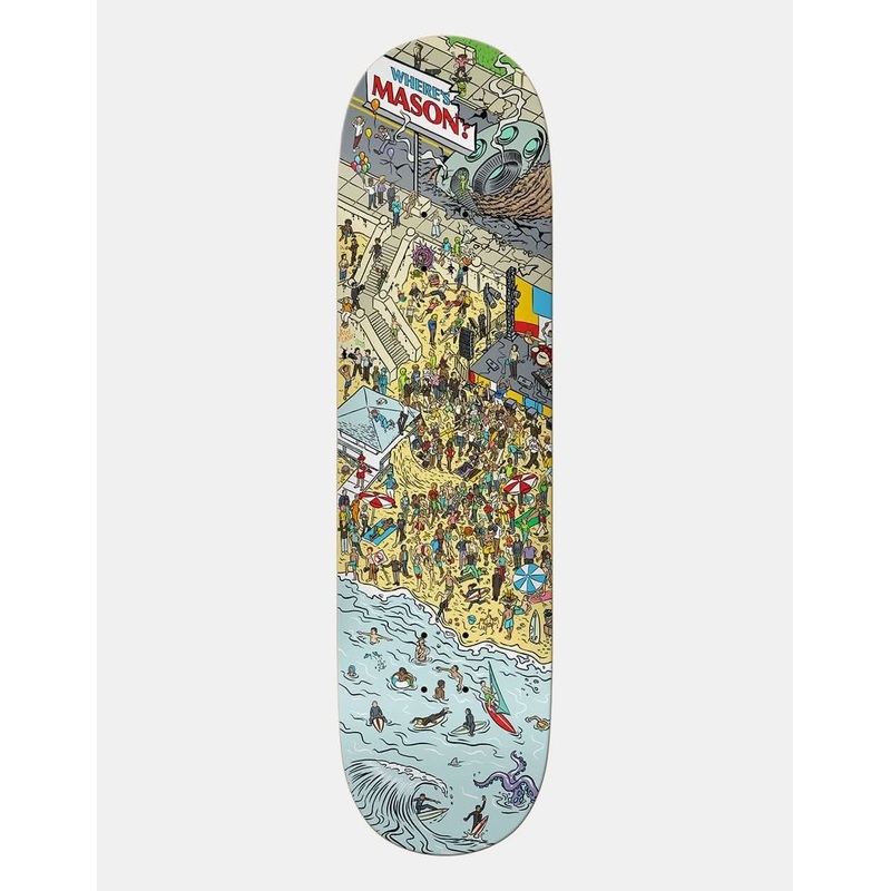 Real Mason Where’s Mason Skateboard Deck – 8.5″