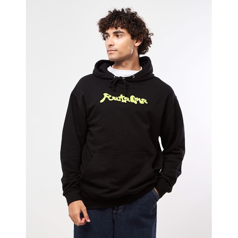 Route One Fluidity Pullover Hoodie – Deep Black