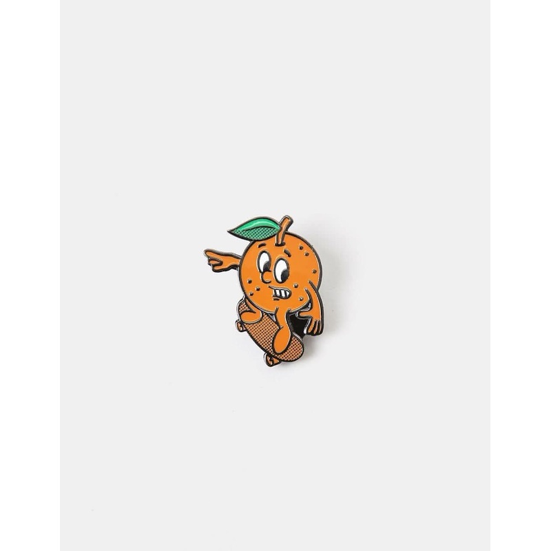 Route One Orange Pin – Nickel