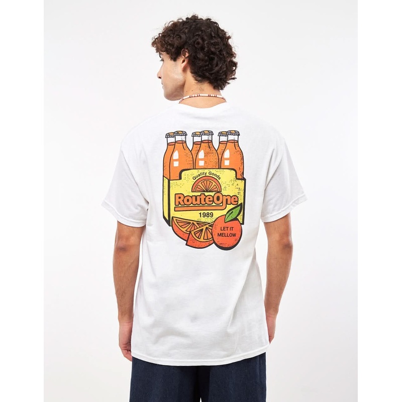 Route One Orange Soda T-Shirt – White