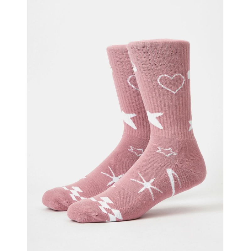 Route One R2K Crew Socks – Lilac