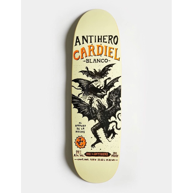 Anti Hero Cardiel Carnales Skateboard Deck – 9.18″