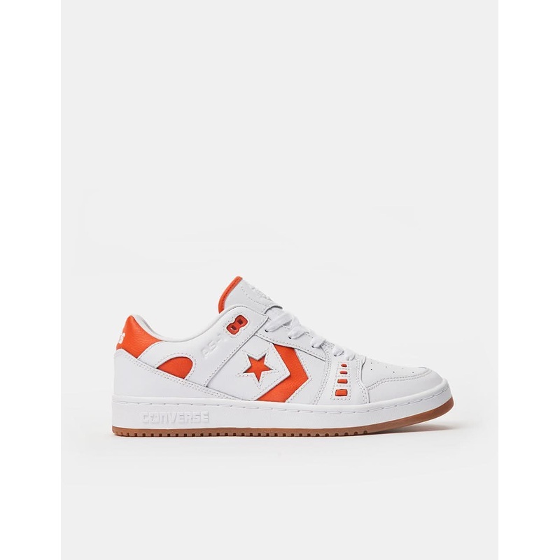 Converse AS-1 Pro Skate Shoes – White/Orange/White