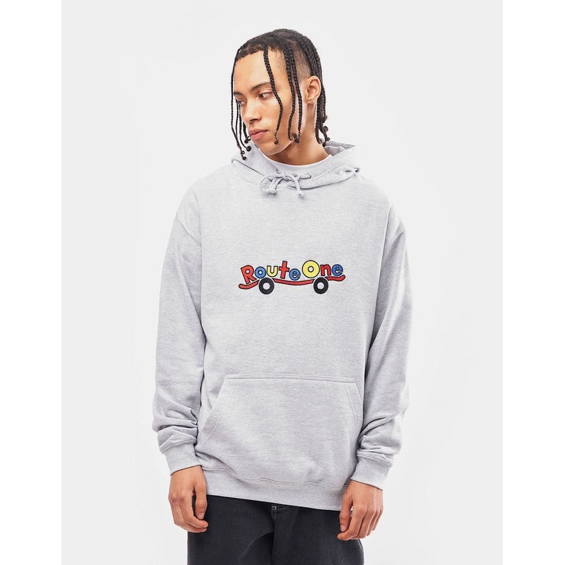 Route One Daysplay Pullover Hoodie – Heather Grey