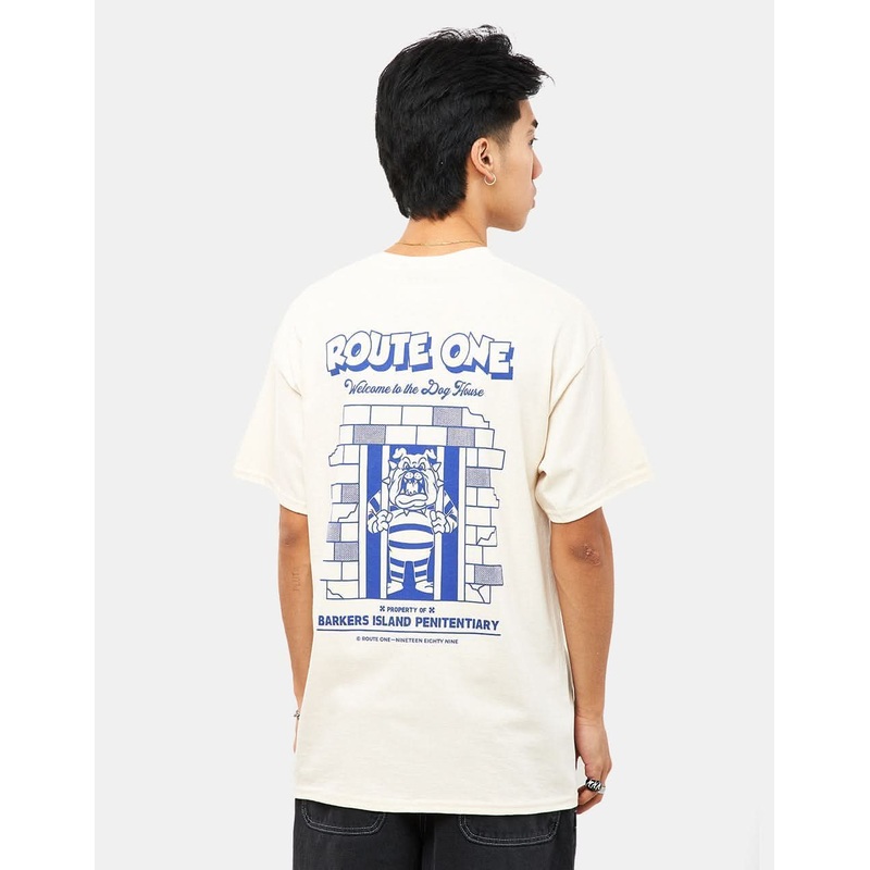 Route One Dog House T-Shirt – Natural