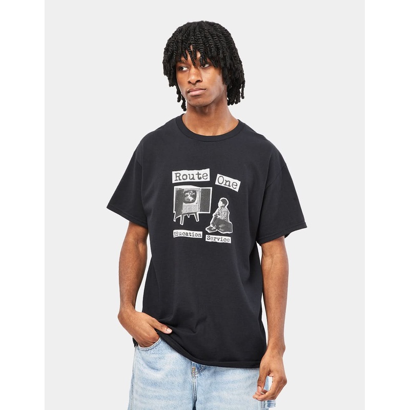 Route One Education Service T-Shirt – Black