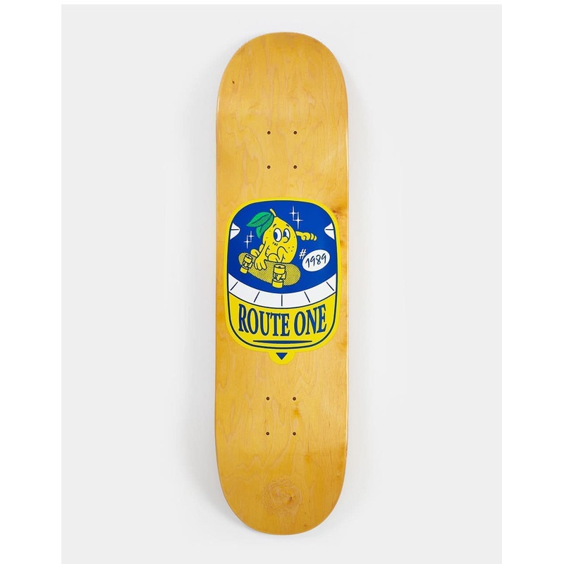Route One Fruit One Lemon ‘Scented’ Skateboard Deck – 8.25″