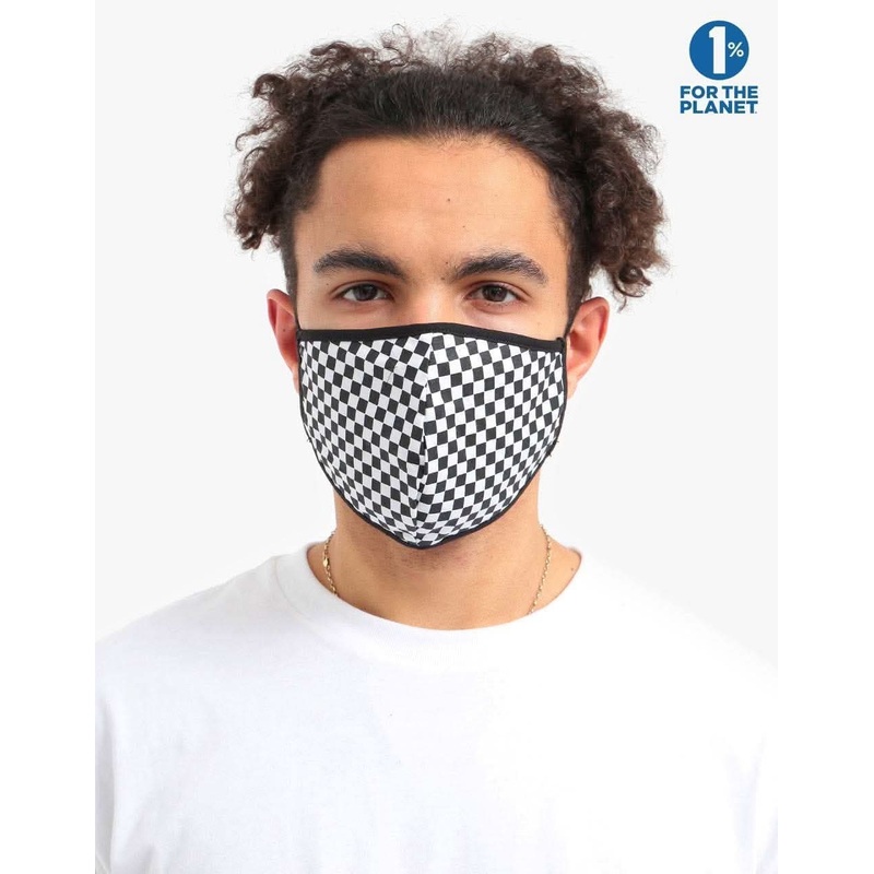 Route One Organic Cotton Face Mask – Black & White