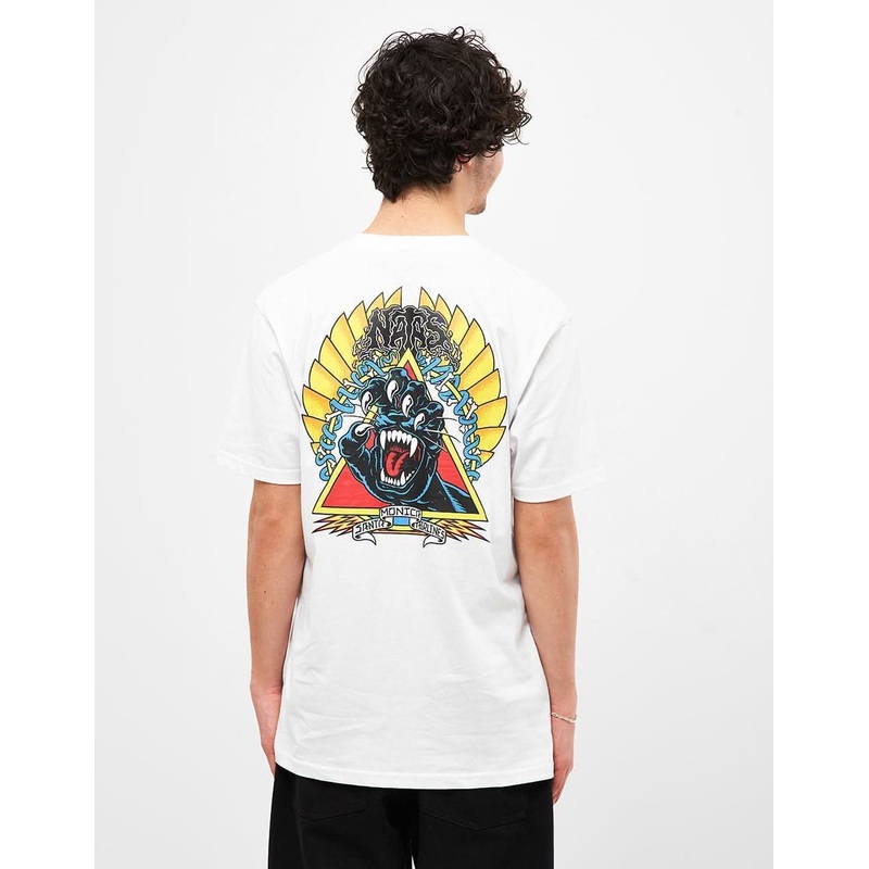 Santa Cruz Natas Screaming Panther T-Shirt – White