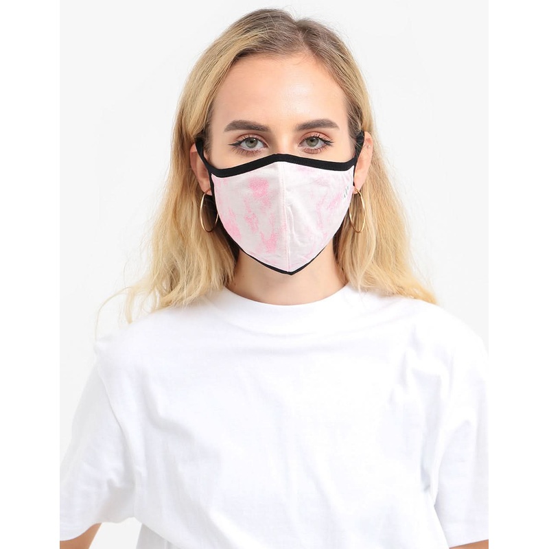 Stance Dye To It Face Mask – Pink