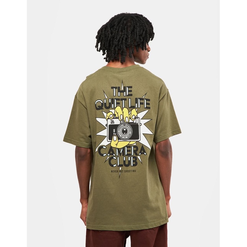 The Quiet Life Camera Club Burst T-Shirt – Army