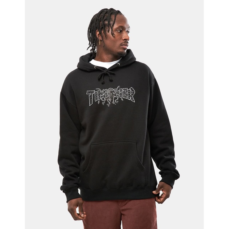 Thrasher Medusa Pullover Hoodie – Black