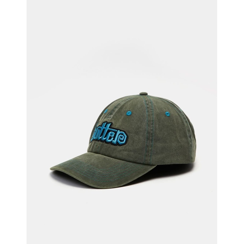 Butter Goods Swirl 6 Panel Cap – Washed Foliage