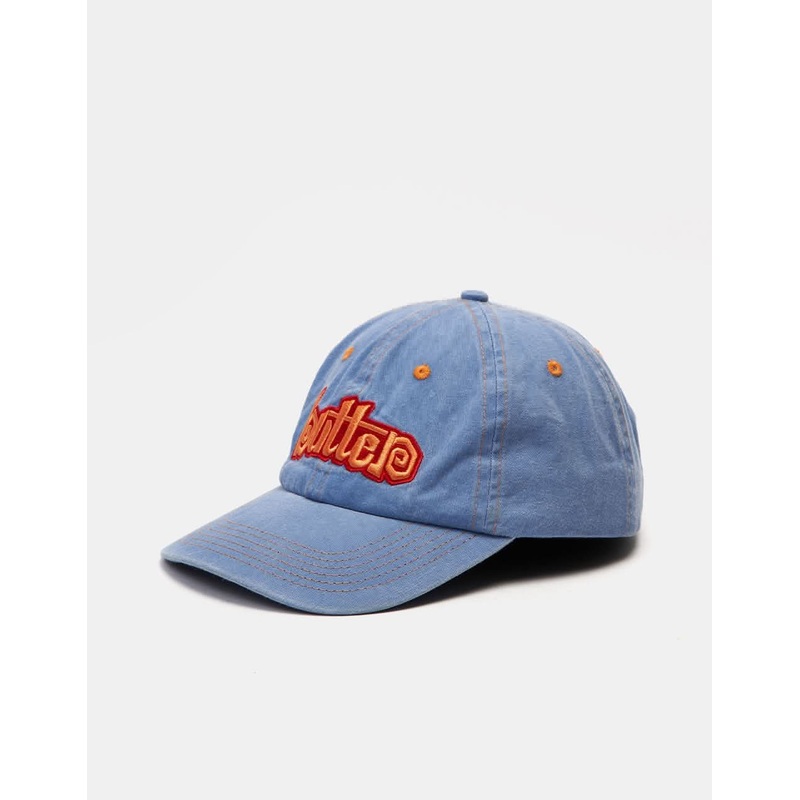 Butter Goods Swirl 6 Panel Cap – Washed Slate