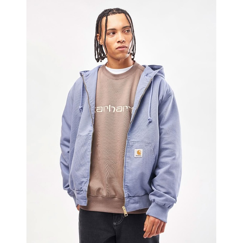 Carhartt WIP Active Jacket – Bay Blue ‘Aged Canvas’