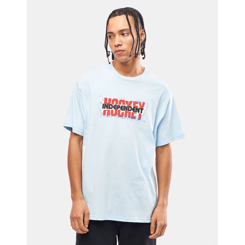 Hockey x Independent Decal T-Shirt – Light Blue