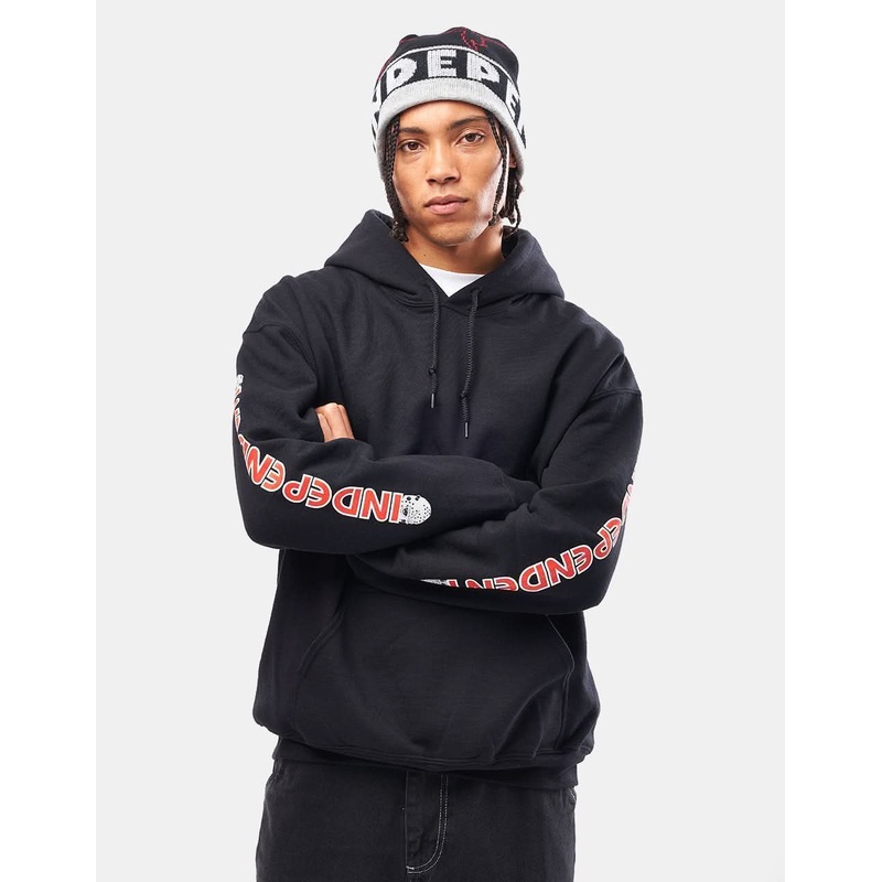 Hockey x Independent Half Mask Indy Pullover Hoodie – Black