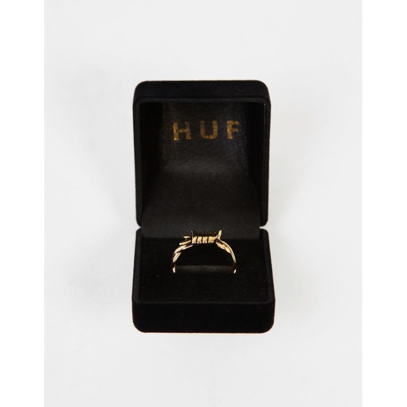 HUF Barbed Wire Ring – Gold