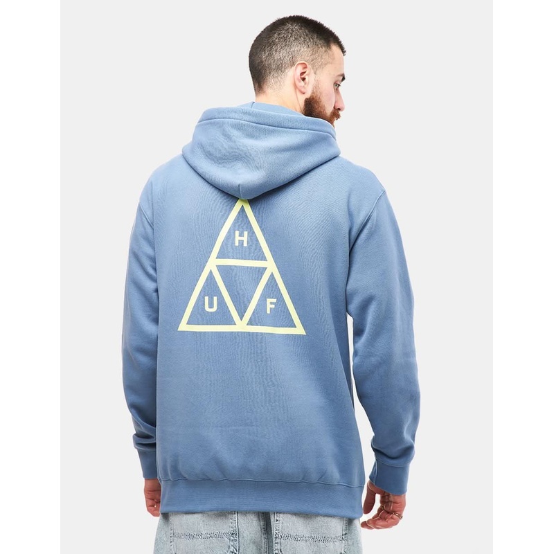 HUF Triple Triangle Pullover Hoodie – Slate Blue