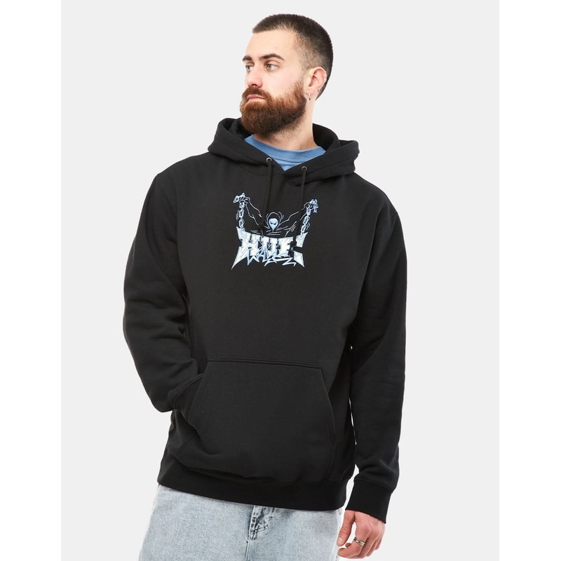 HUF Zine Pullover Hoodie – Black