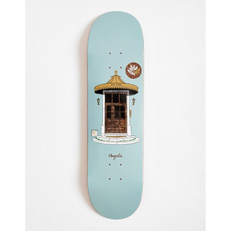 Magenta Ben & Glen Door Skateboard Deck – 8.4″