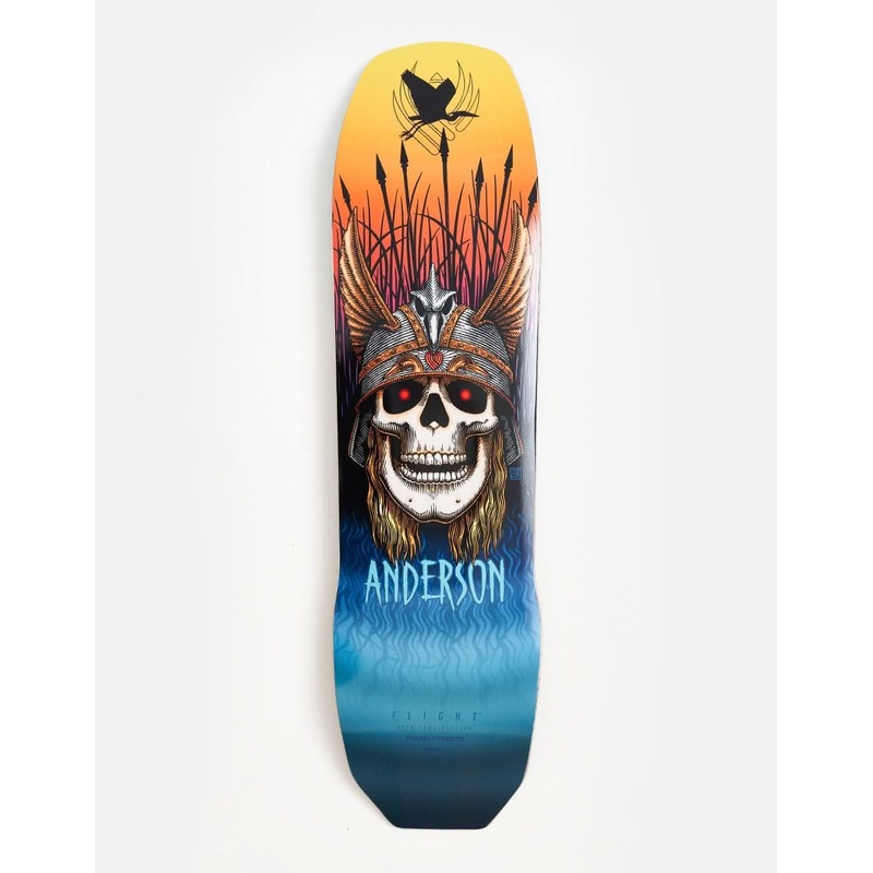 Powell Peralta Anderson Heron Skull FLIGHT Skateboard Deck – 8.45″