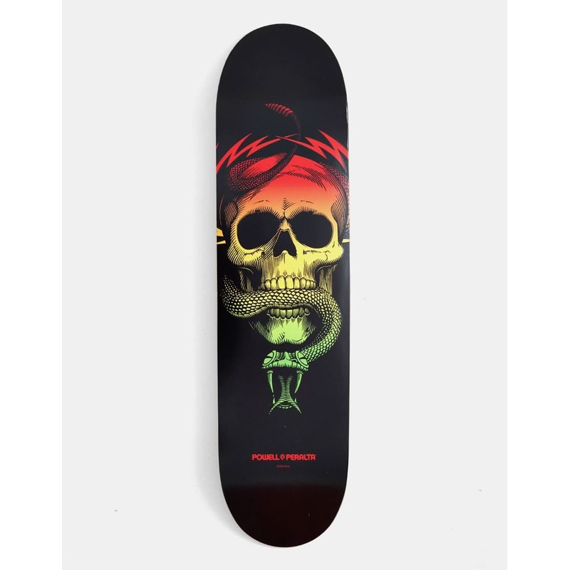 Powell Peralta McGill Skull & Snake Rasta Fade Skateboard Deck – 8″