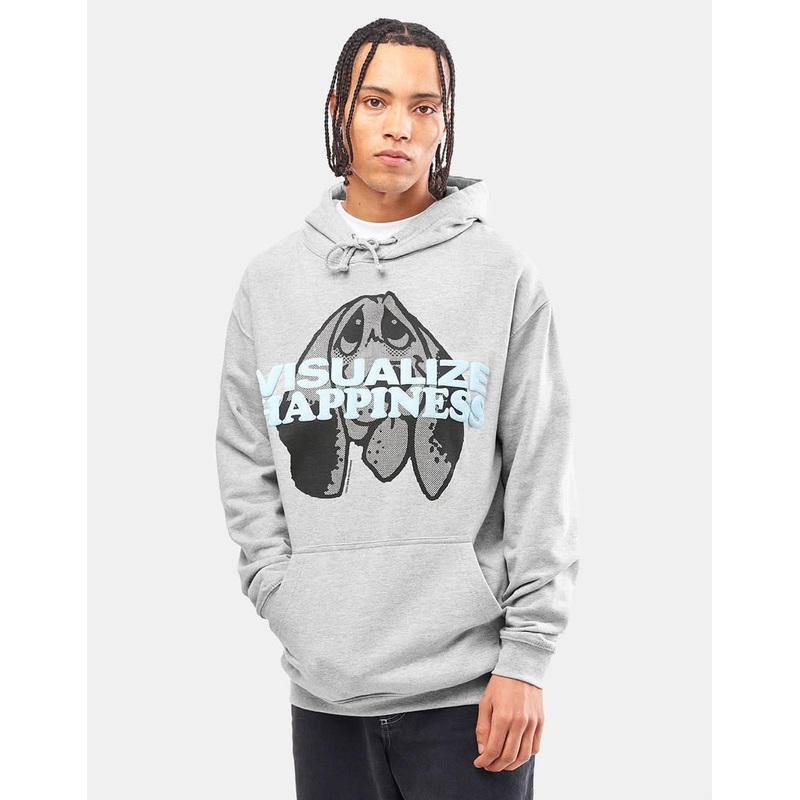 Quasi Bighap Pullover Hoodie – Heather Grey
