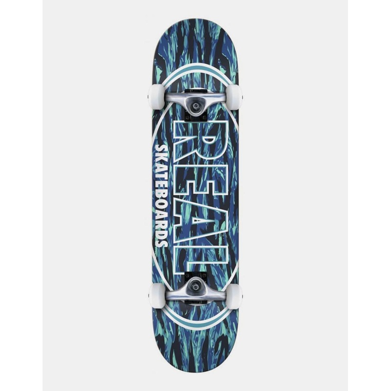 Real Stealth Oval Complete Skateboard – 7.75″