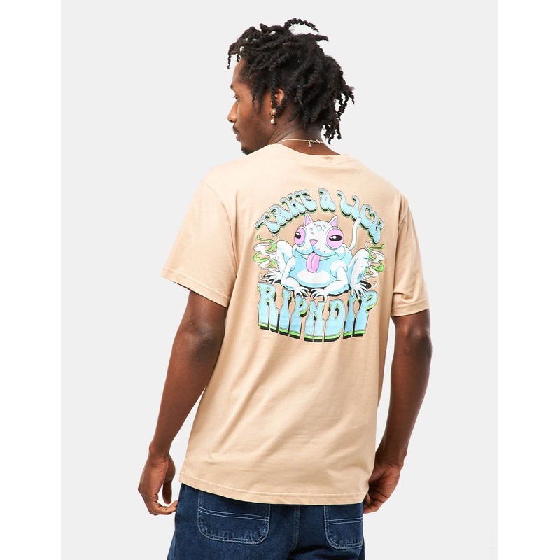 RIPNDIP Take A Lick T-Shirt – Almond