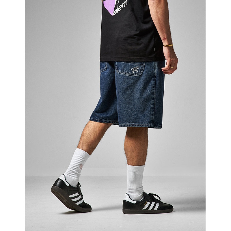 Route One Super Baggy Jorts – Dark Wash